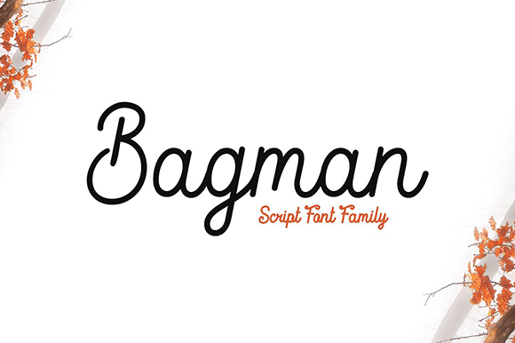 Bagman: A Bold Handwritten Font for Modern Web Design