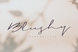 Blushy: A Script Font with Heart