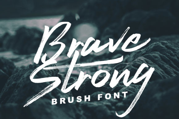 Brave Strong Font: A Bold Handwritten Typeface for Branding Projects