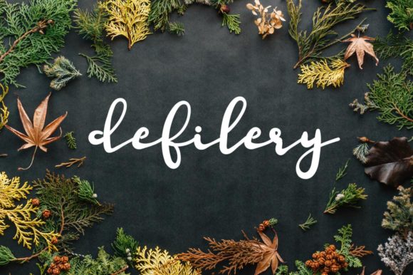 Defilery: A Handwritten Typeface That Elevates Branding Projects