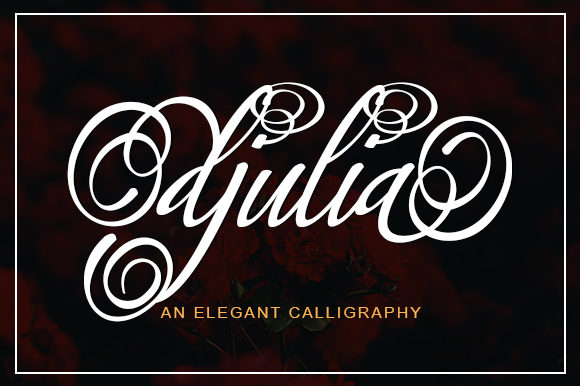 Djulia: A Typeface That Elevates Branding with Delicacy and Elegance