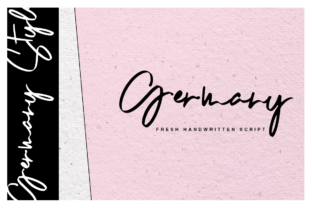 Germany Font: A Delicate Script for Timeless Craft Projects
