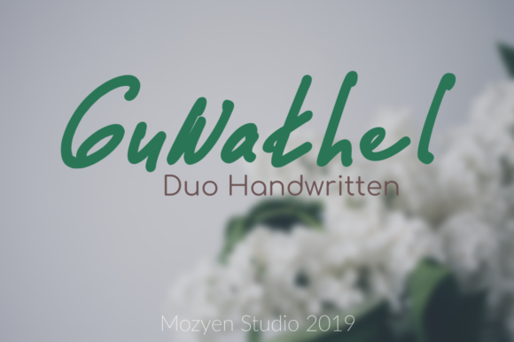 Guwathel: A Handwritten Typeface with Heart for Branding