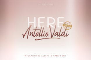 Here Antollio Valdi Duo: A Font That Elevates Your Brand