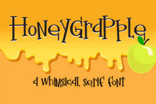 Honeygrapple: A Playful Script Font for Creative Projects