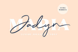 Jadyn Maria: A Handwritten Typeface for Bold Web Design