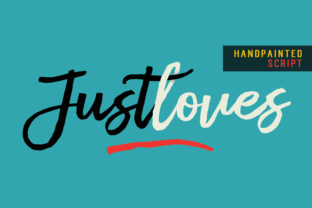 Justloves: A Handwritten Font for Authentic Editorial Design