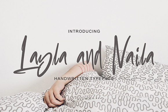 Layla and Naila: A Bold Handwritten Typeface for Makers