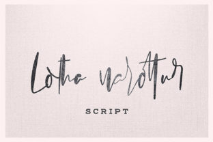 Lotha Narottur: A Handwritten Typeface That Brings Branding to Life