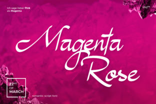 Magenta Rose: A Handwritten Font That Elevates Your Craft