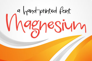 Magnesium Font: A Handwritten Typeface for Polished Branding