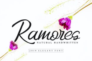 Ramores: A Handwritten Typeface for Editorial Design