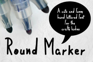 Round Marker Font: A Playful Typeface for Memorable Marketing