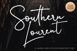 Southern Lourent Font: A Bold Handwritten Typeface for Memorable Branding