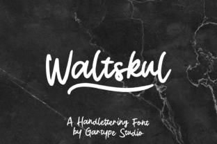 Waltskul: A Handwritten Typeface for Bold Web Design