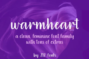 Warmheart Font: A Delicate Typeface for Memorable Brand Content