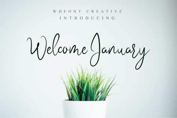 Welcome January: A Stylish Typeface for Real Design Projects