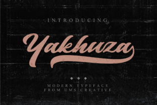 Yakhuza: A Handwritten Typeface for Editorial Creativity
